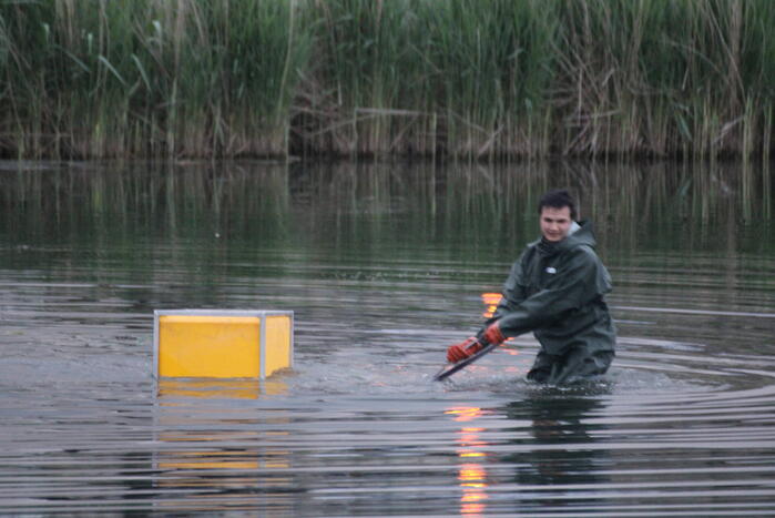 Grote rookwolken bij zeer grote industriebrand