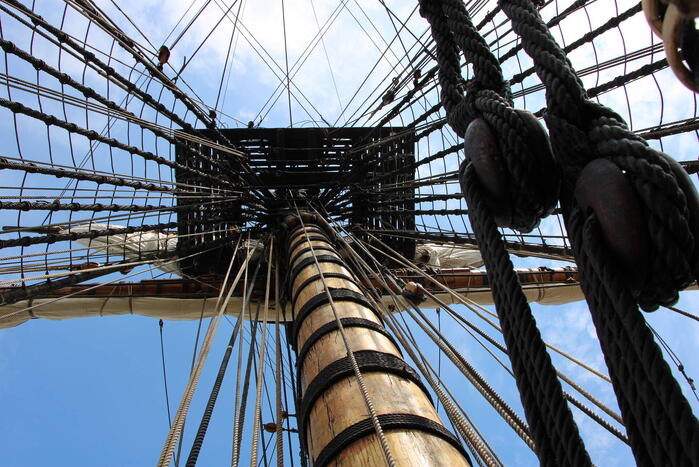 De Götheborg replica bezoekt Nederland