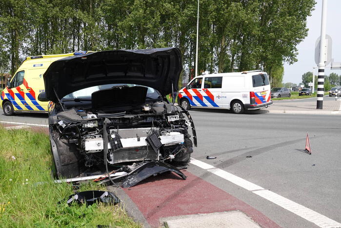 Verkeerscamera betrokken bij botsing