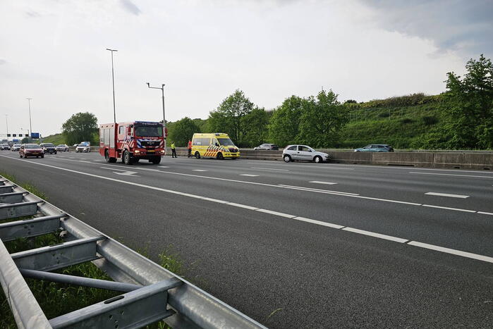 Eenzijdig ongeval op snelweg