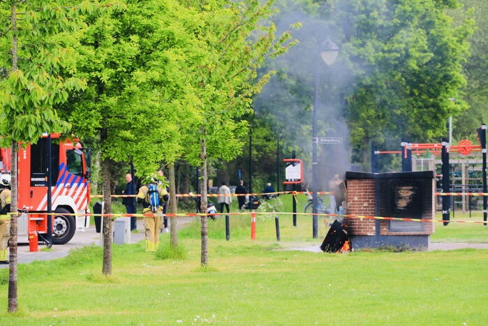 Vathorst zonder stroom door brand in transformaterhuis