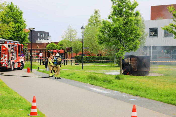 Vathorst zonder stroom door brand in transformaterhuis