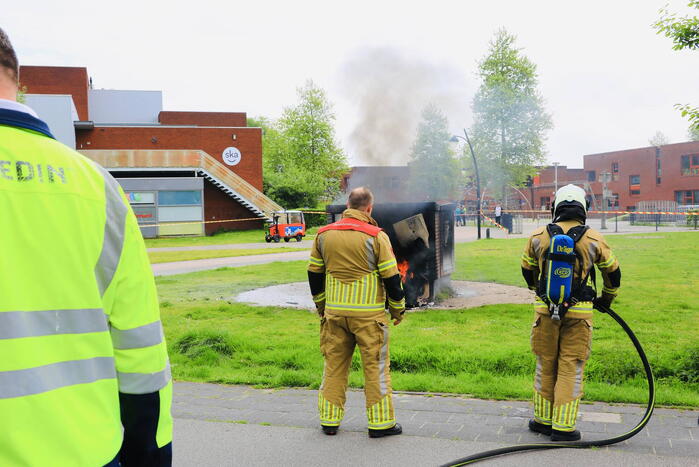 Vathorst zonder stroom door brand in transformaterhuis