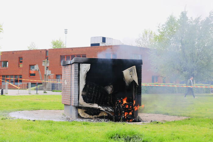 Vathorst zonder stroom door brand in transformaterhuis