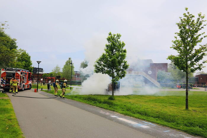 Vathorst zonder stroom door brand in transformaterhuis