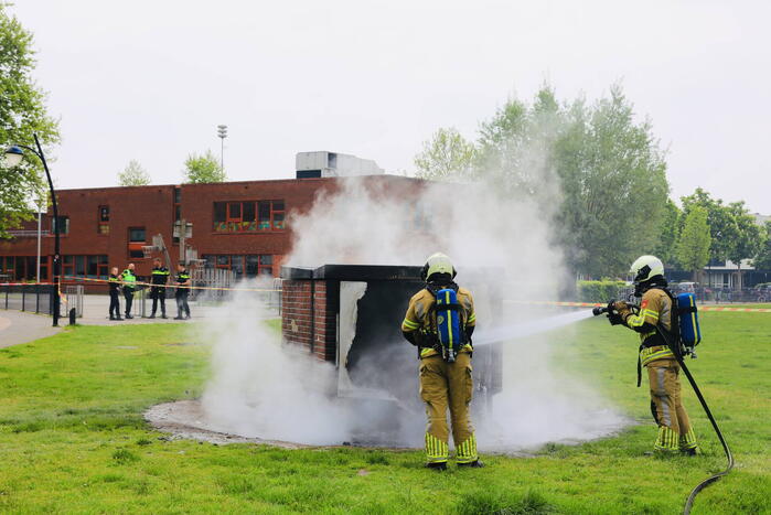 Vathorst zonder stroom door brand in transformaterhuis