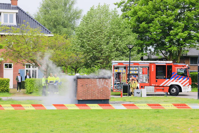 Vathorst zonder stroom door brand in transformaterhuis