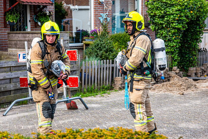 Gaslekkage door graafwerkzaamheden