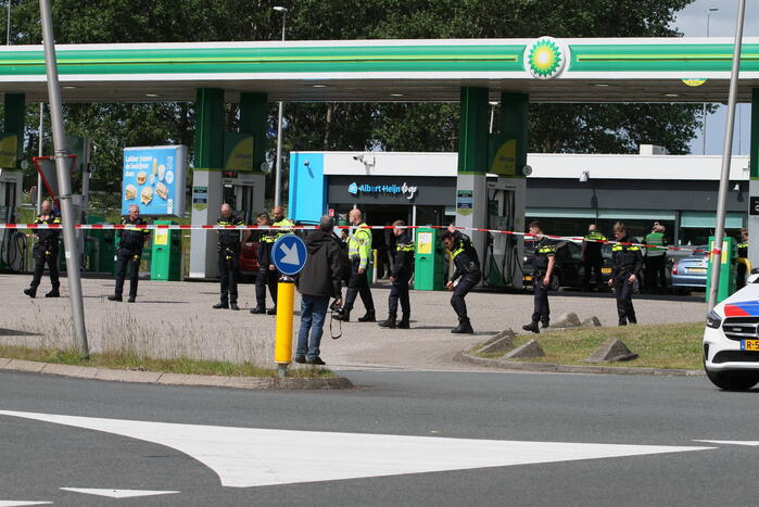Politie doet onderzoek naar schietpartij BP-tankstation