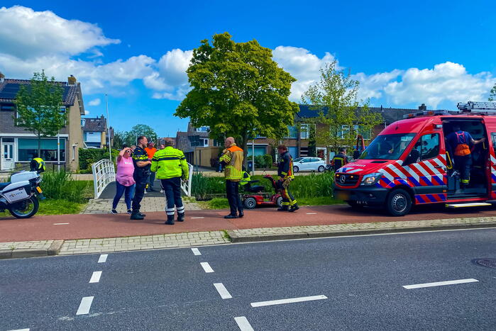 Verlaten scootmobiel aangetroffen aan waterkant