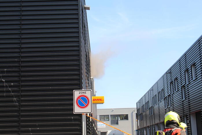 Grote brand in opslagloods