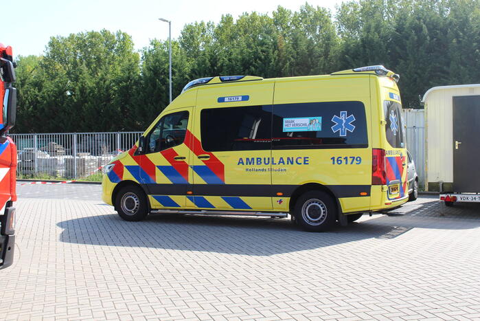 Grote brand in opslagloods