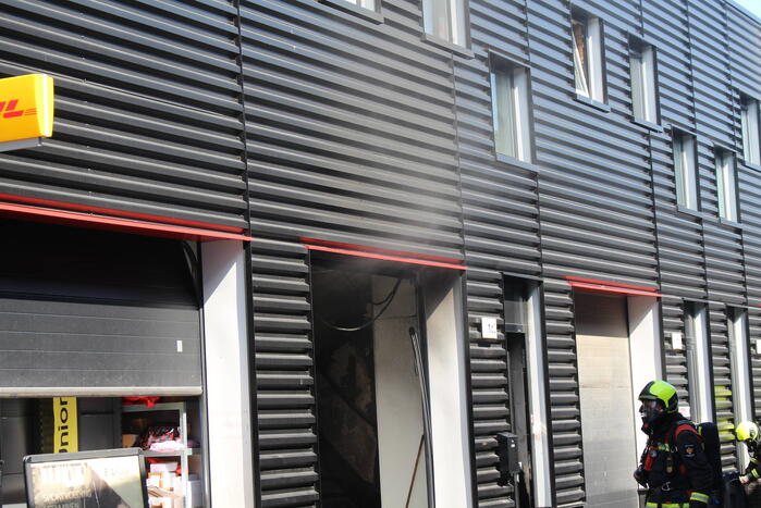 Grote brand in opslagloods