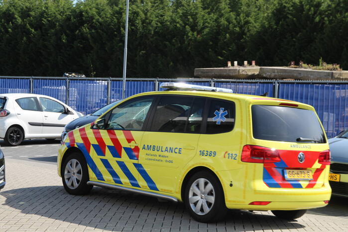 Grote brand in opslagloods