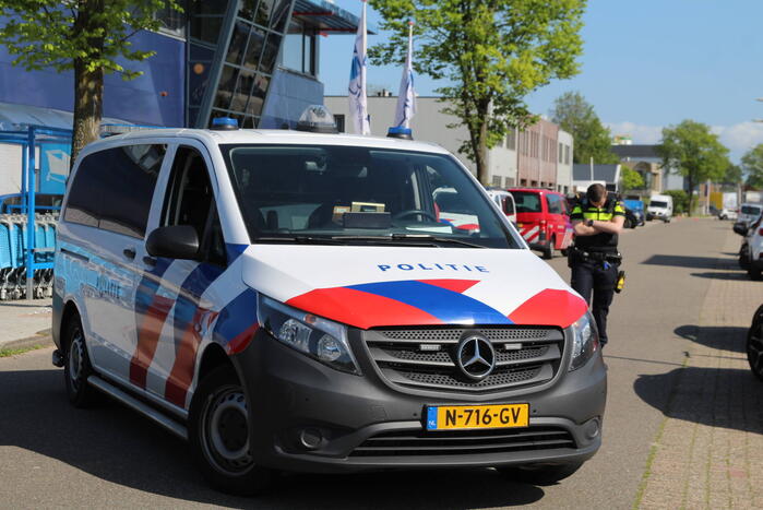 Grote brand in opslagloods