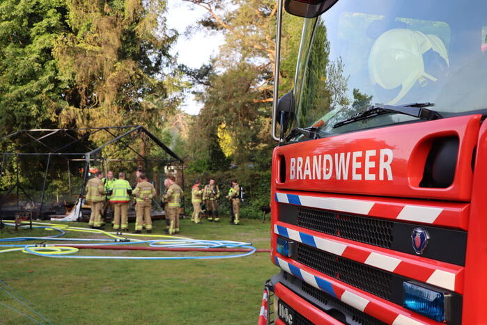 Aanhouding na hevige brand in drie glampingtenten