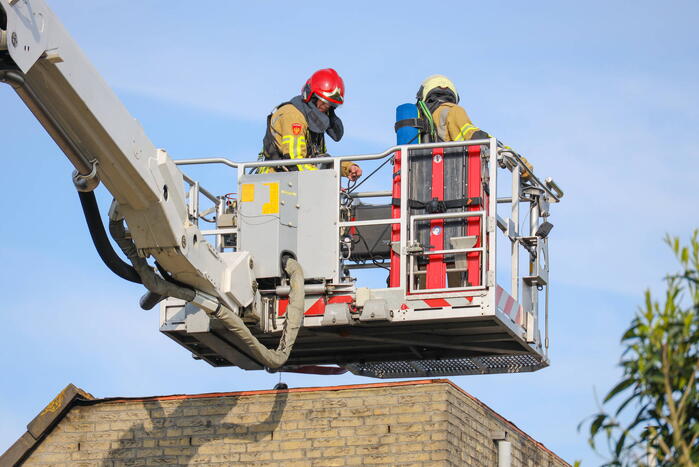 Uitslaande brand in woning
