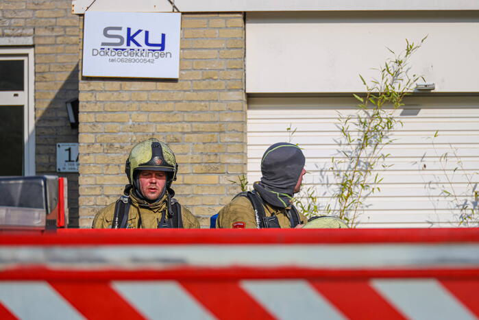 Uitslaande brand in woning