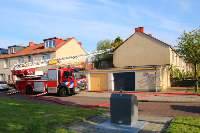 Brand na mogelijke explosie