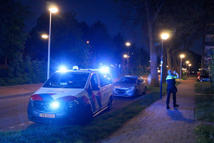 Kleine brand in achtertuin