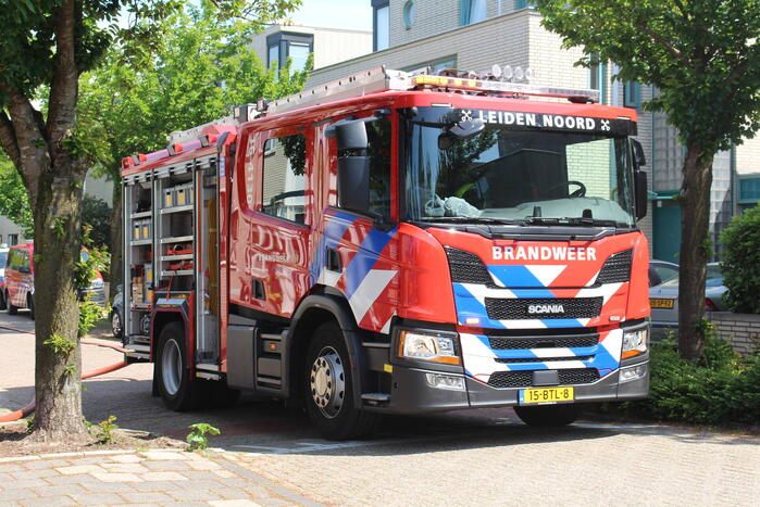 Brand in schuur van woning