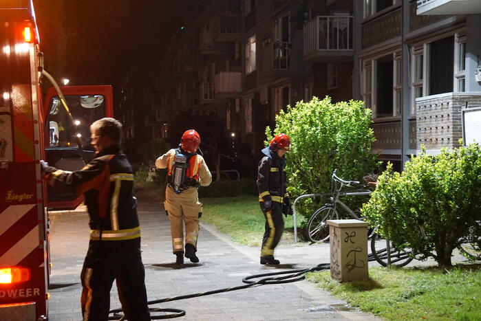 Brand in flatgebouw