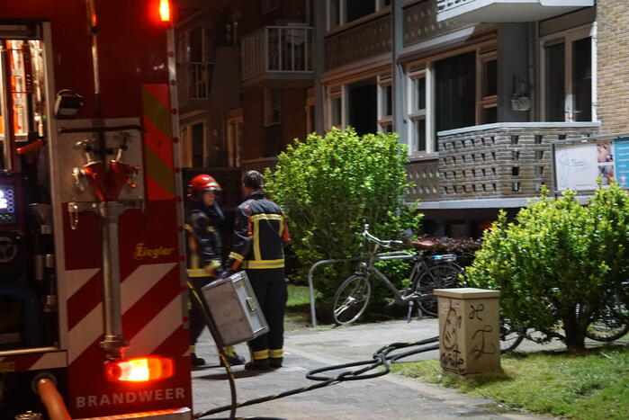 Brand in flatgebouw