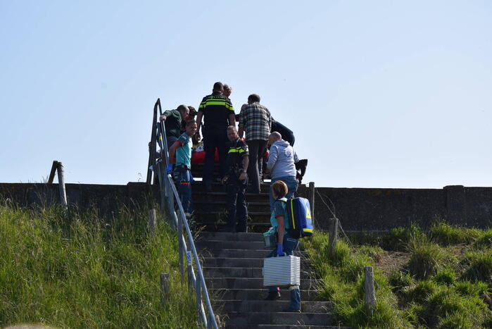 Duiker gewond bij waterongeval