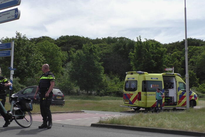 Fietser gewond bij botsing