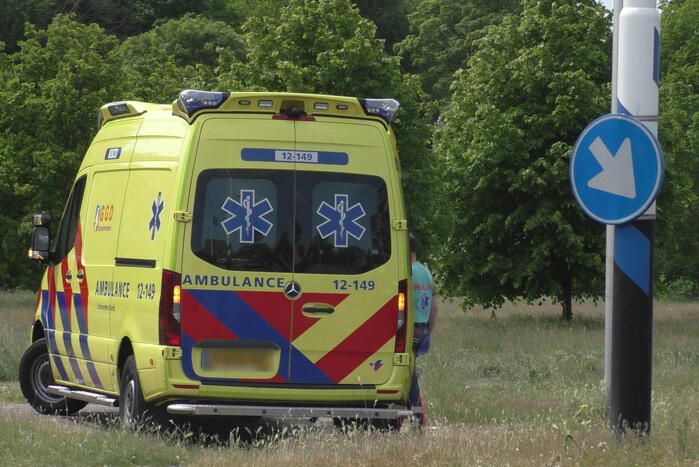 Fietser gewond bij botsing