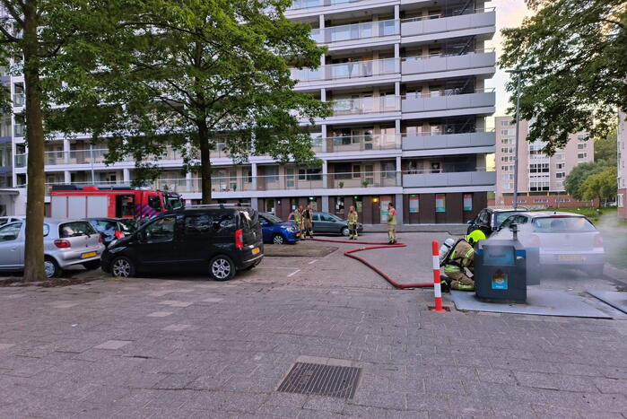 Containerbrand snel onder controle