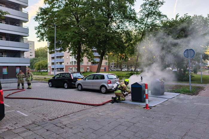 Containerbrand snel onder controle