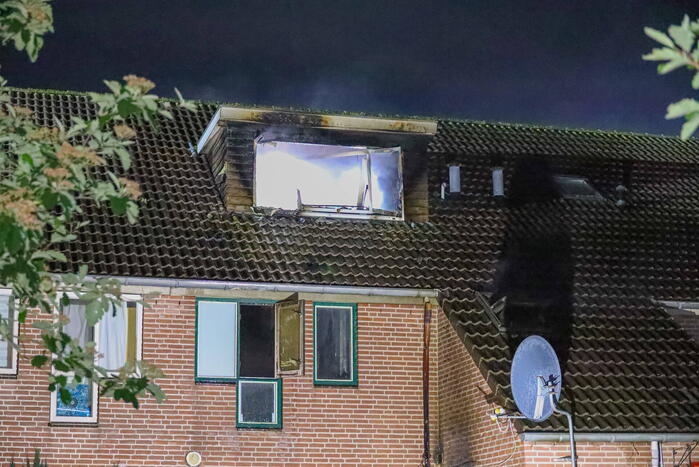 Woning onbewoonbaar door grote brand