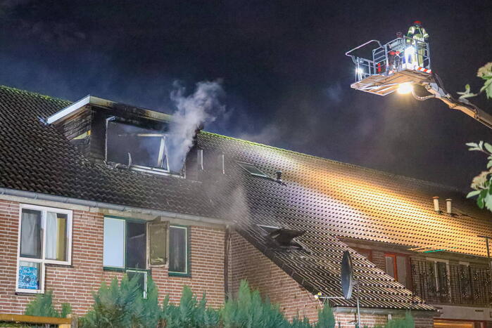 Woning onbewoonbaar door grote brand