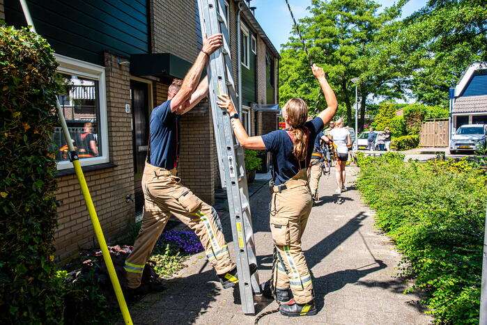 Sluwe kat weet brandweer opnieuw te slim af te zijn