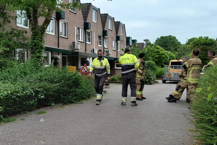 Gasleiding geraakt tijdens werkzaamheden voor glasvezelnetwerk