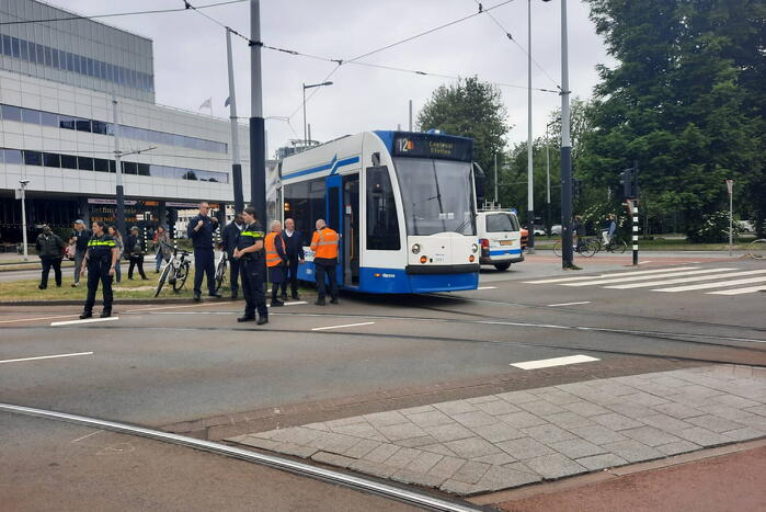 Tramverkeer ontregeld na ongeval