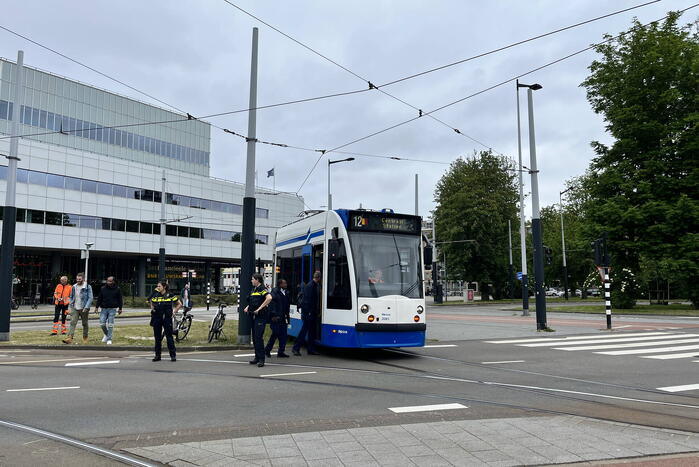 Tramverkeer ontregeld na ongeval