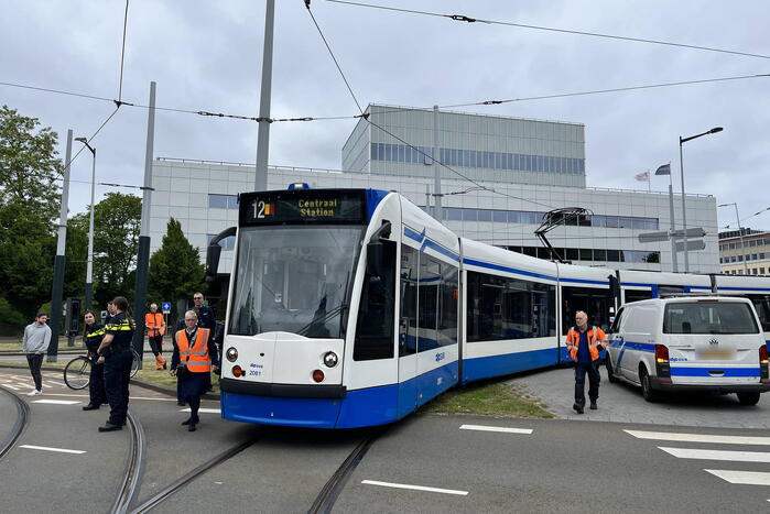 Tramverkeer ontregeld na ongeval