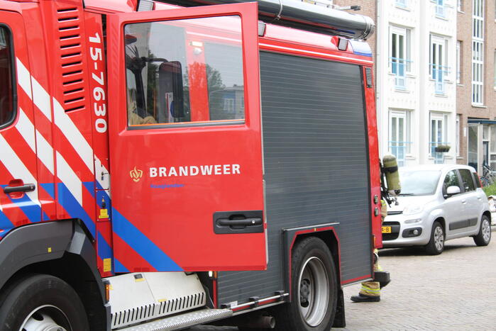 Brandweer ingezet voor gaslucht