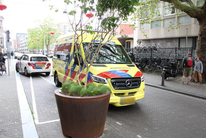 Scooterrijder gaat onderuit