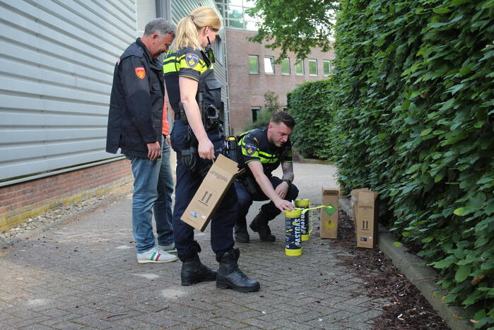 Meerdere lachgastanks in beslag genomen