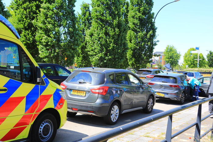 Veel schade bij kop-staart botsing