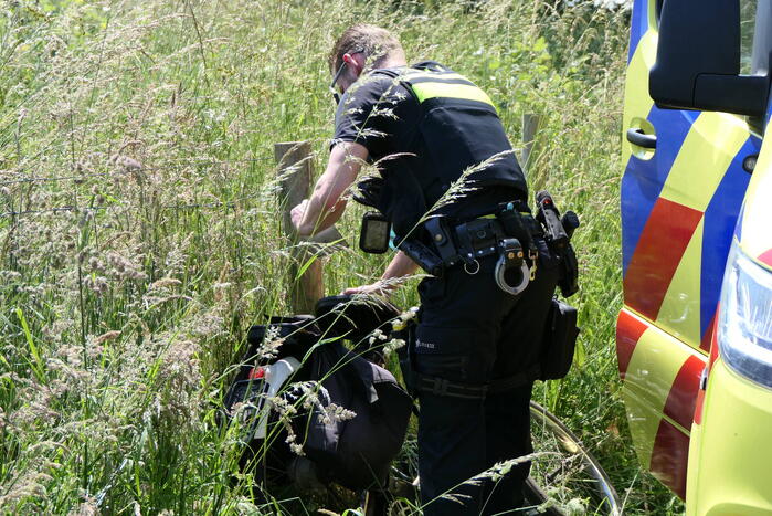 Solex-bestuurder verliest voorwiel tijdens ongeval