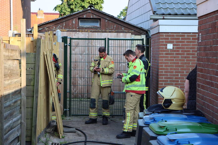 Twee konijnen gered door brandweer bij brand