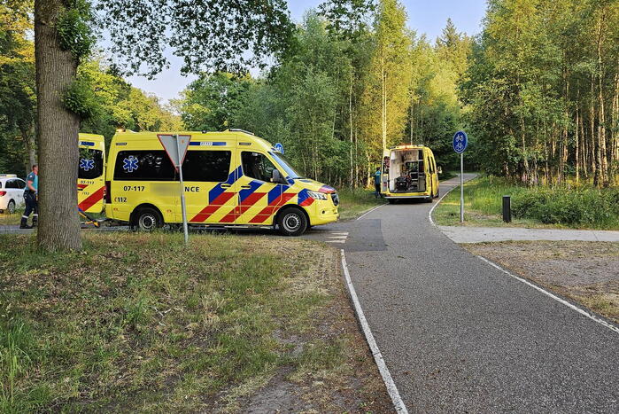 Scooterrijder ernstig gewond na harde val