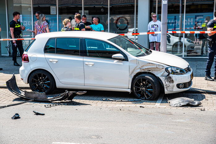 Agressieve alcomobilist aangehouden na aanrijding