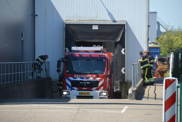 Dakbrand tijdens werkzaamheden