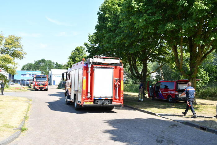 Brand in bosgebied