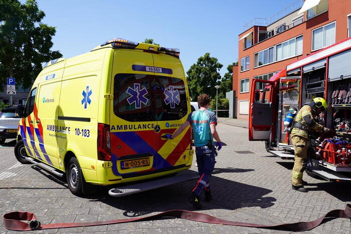 Ventilator In appartement veroorzaakt brand